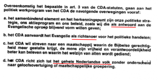 art 3 van statuten